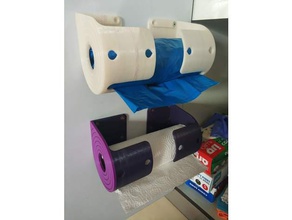 lixo bagpaper toalha wallceiling de montagem a cozinha jantar 3d print model - Mito3D
