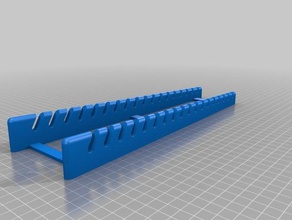 meu personalizados chave de rack ferramenta os titulares caixas 3d print model - Mito3D