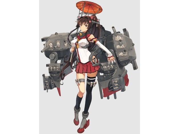 yamato kancolle cosplay 3d stampa 3D print model - Mito3D