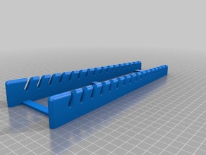 meu personalizados chave de rack ferramenta os titulares caixas 3d print model - Mito3D