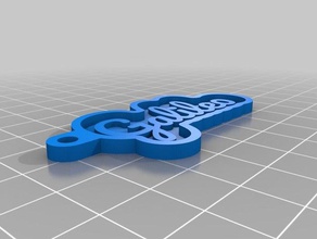 galileo i portachiavi personalizzato 3d print model - Mito3D