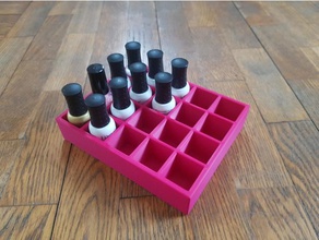 nail polish bottle box 4 5 organization fashion 3d print model - Mito3D
