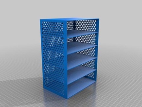 meine individuelle Schubladenbox hex Muster-Seiten Container 3d print model - Mito3D