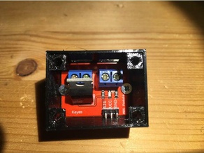 mosfet caso irf520 eletrônica titular 3d print model - Mito3D