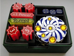 keyforge token titular brinquedo jogo os acessórios chave de bandeja ultimate guarda 3d print model - Mito3D