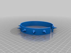choker buldog type- no magnets remix accessories girl jewelery teen 3d print model - Mito3D