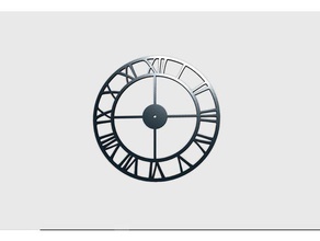 horloge murale arredamento orologio 3d print model - Mito3D