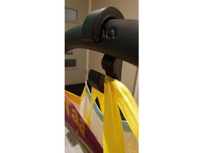 buggy handle hook bags nuna ivvi savi tool holders boxes bag clip plastic 3d print model - Mito3D