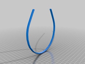 Stirnband-Haar-Halter-ring cerchiello fermacapelli cad Mode 3d print model - Mito3D