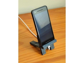 phonetablet charging stand mobile dock desk ipad iphone 6 office pixel smartphone holder tablet universal 3d print model - Mito3D