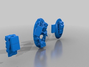 robotech ueg ebsis barony sam set games rrt wargame 3d print model - Mito3D