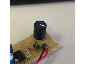 knob rm-063 potentiometer electronics small 3d print model - Mito3D