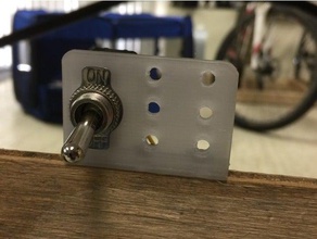 t1-11 interruptor de palanca montaje herramientas groove la madera contrachapada toggleswitch lengua 3d print model - Mito3D