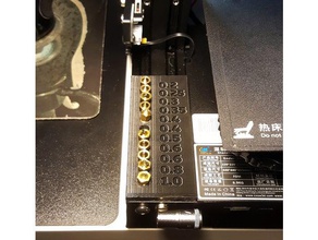 ender 3 nozzle holder 3d printer parts creality accessories mods pro upgrade frame nozzles 3d print model - Mito3D