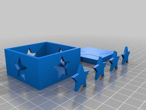 heartstar boxes lids containers 3d print model - Mito3D