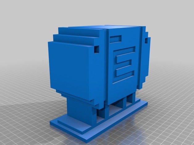 metroid energia serbatoio nes solido giochi nintendo 3D print model - Mito3D