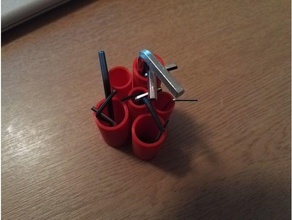 miniature tool allen key holder 3d printer accessories 3d print model - Mito3D