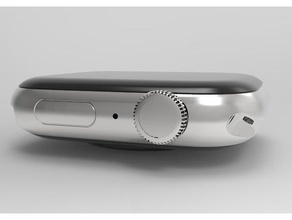 apple watch de la serie 4 44mm móvil teléfono exacto réplica 3d print model - Mito3D