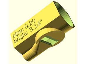 parametric flue pipe 020 music organ 3d print model - Mito3D