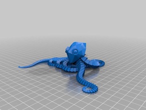 mi personalizadas de plástico reef 2 aleatoria pulpo generador decoración 3d print model - Mito3D