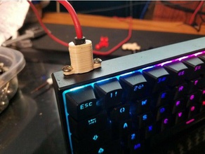 anne pro 2 usb type wire holder computer 3d print model - Mito3D