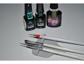 brushs stand art le bras couleur cool quatre cadeau mini noil professionnel 3d print model - Mito3D