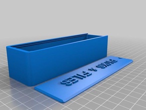 meine angepasste Runde box lid-Dateien Container 3d print model - Mito3D