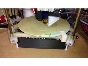rostock nano blank panel 3d printer parts delta rostocknano 3d print model - Mito3D