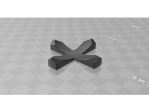 bolos x marco de repuesto bola titular soporte 3d print model - Mito3D