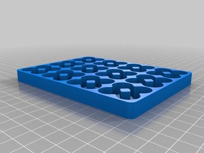 pil tepsi 72 aa organizasyon özelleştirilmiş 3d print model - Mito3D