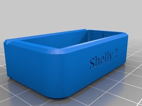 shelly1 shelly2 din rail mount fix electronics 3d print model - Mito3D