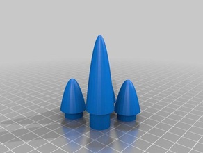 cone de nariz marca 33 3 d impressão 3d print model - Mito3D