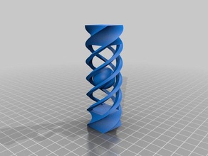 meu personalizados bolas de gaiola torção interativo arte 3d print model - Mito3D