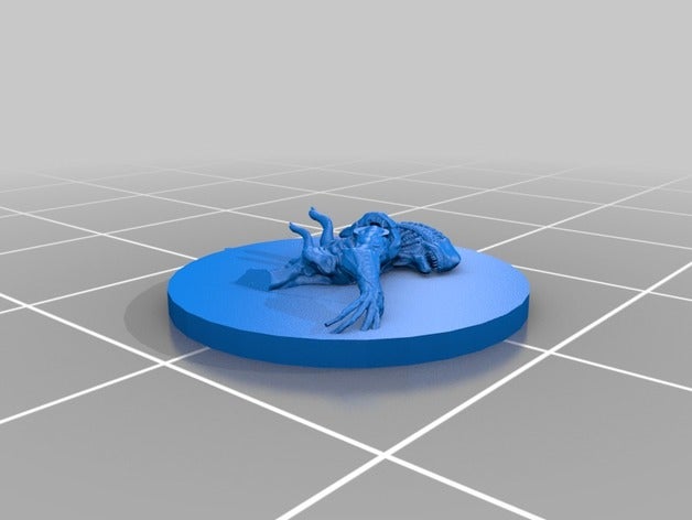 dead xenomorph toy game accessories alien avp 3D print model - Mito3D