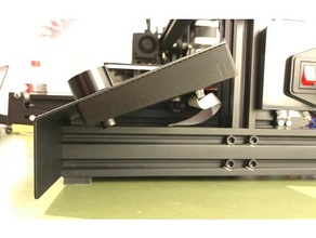 creality ender 3 de la pantalla electrónica cubierta 3d impresora accesorios caso 3d print model - Mito3D