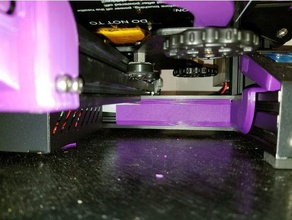 ender 3 pro lcd ribbon cable back plate 3d printer parts 3d print model - Mito3D