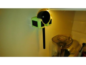 aeropress spoon holder kitchen dining coffee machine grinder 3d print model - Mito3D