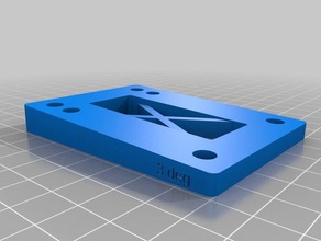 3deg6mmhole riserwedge sport im freien angepasst 3d print model - Mito3D