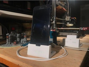 samsung galaxy a3 carga dock móveis telefone 3d print model - Mito3D