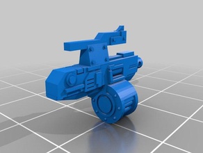 heavy bolter toy game accessories 28mm 30k 40k miniature space marine warhammer weapon 3d print model - Mito3D