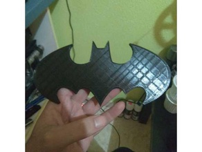 personalizzato batarang di batman 1989 logo oggetti scena keaton 3d print model - Mito3D