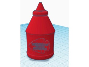 patrick mahomes' famoso ketchup, molho de garrafa esporte & ao ar livre 3d print model - Mito3D