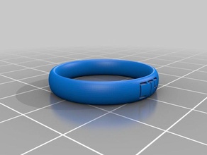 anel do ctr 20 de tamanho 10 anéis personalizado 3d print model - Mito3D