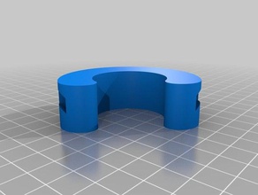 usb-vesa-pedestal clip 3d printing 3d print model - Mito3D