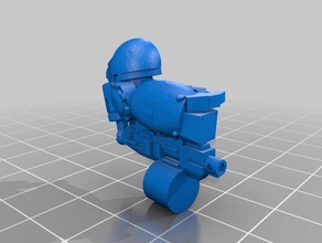 novo pesados peneiras de garins centurião brinquedo jogo os acessórios 40k partes warhammer arma 3d print model - Mito3D