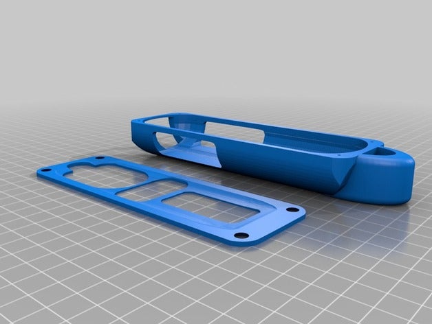 roku tv remoto caso hogar 3D print model - Mito3D