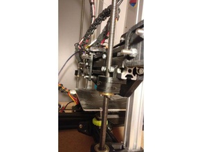 oldham coupler close leadscrew 3d printer parts 3wheels tevo tarantula 3d print model - Mito3D