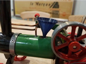 kleiner Trichter nachfüllen mamod Dampfmaschine mechanisch ist Spielzeug 3d print model - Mito3D
