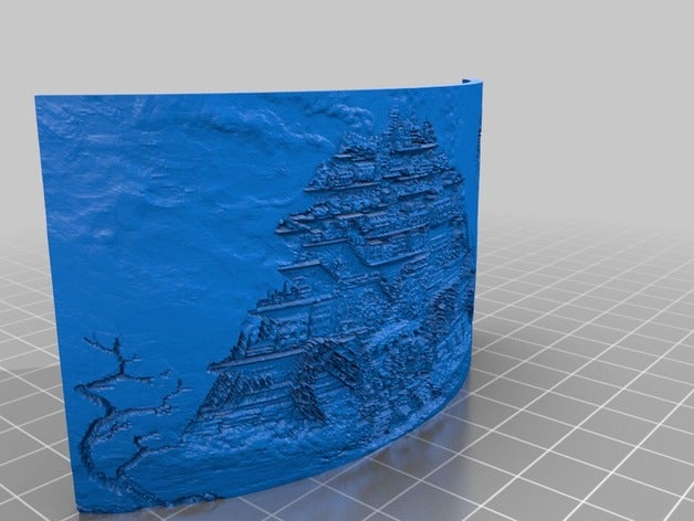 ölümlü motorları lithophane sahne film prop 3D print model - Mito3D