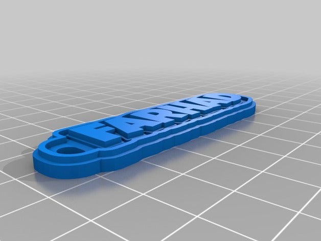 farhad keychains customized 3D print model - Mito3D